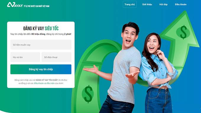 Avay – Đơn vị cho vay tiền online lên tới 80 triệu