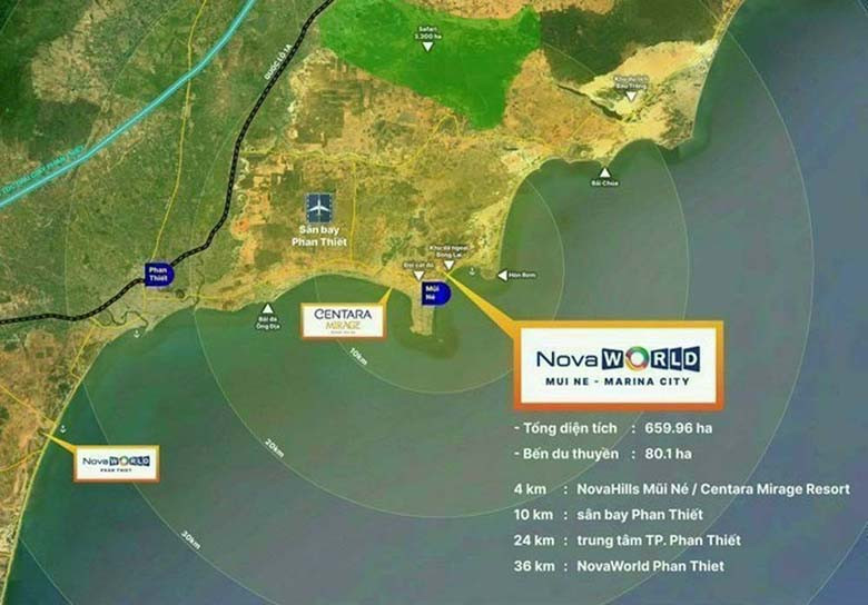 Đánh giá vị trí dự án Marina City Mũi Né