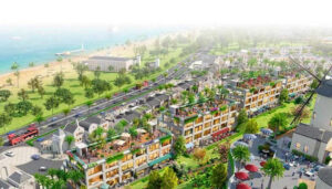 Khung cảnh khu thương mại Shophouse Nova Phan Thiết