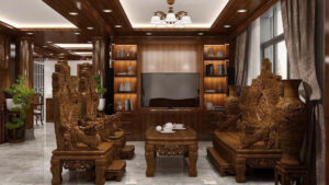 Nội thất phòng khách cổ điển sang trọng