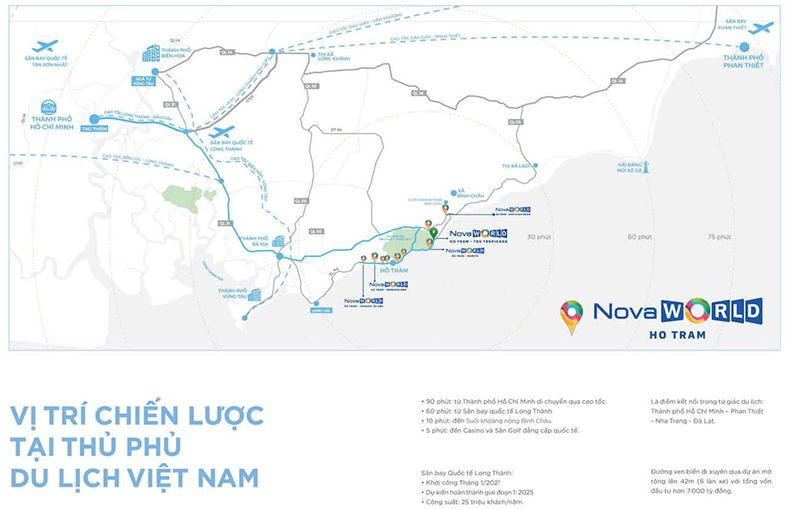 Novaworld Hồ Tràm - Dự án nghỉ dưỡng cao cấp tại Vũng Tàu