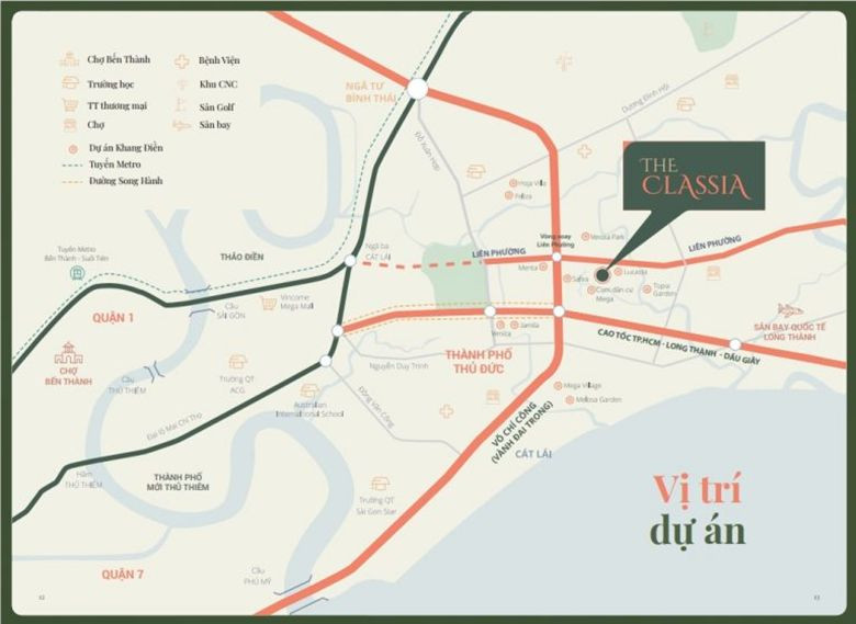 The Classia Khang Điền - Vị trí đắc địa vàng