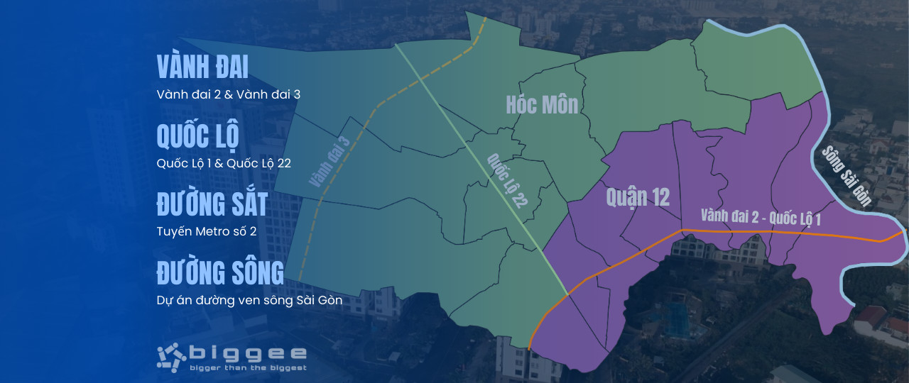 Quận 12 và Hóc Môn